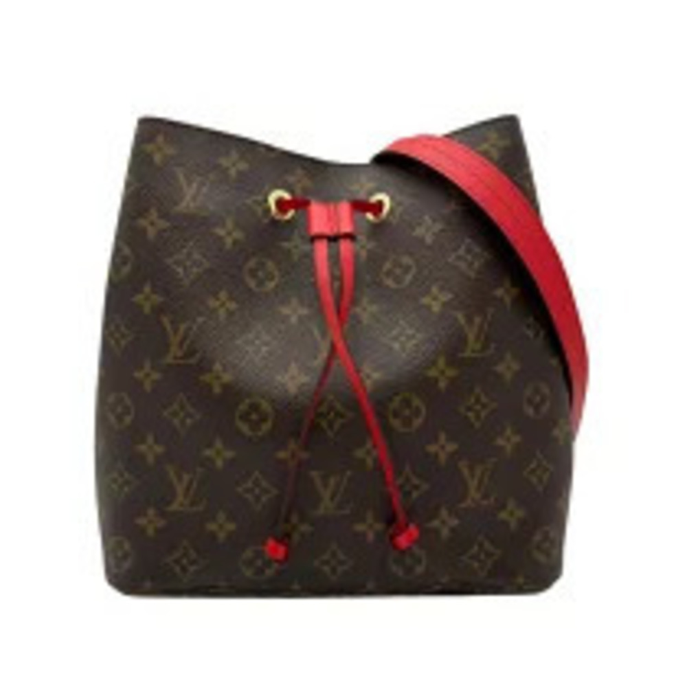 Louis Vuitton Neo Noe Brown Monogram Leather Shoulder Bag